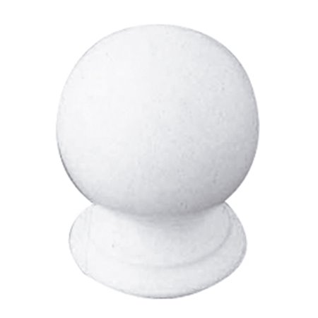 Pomo bola AMIG Mod. 60 Zamak Blanco Ø35 mm