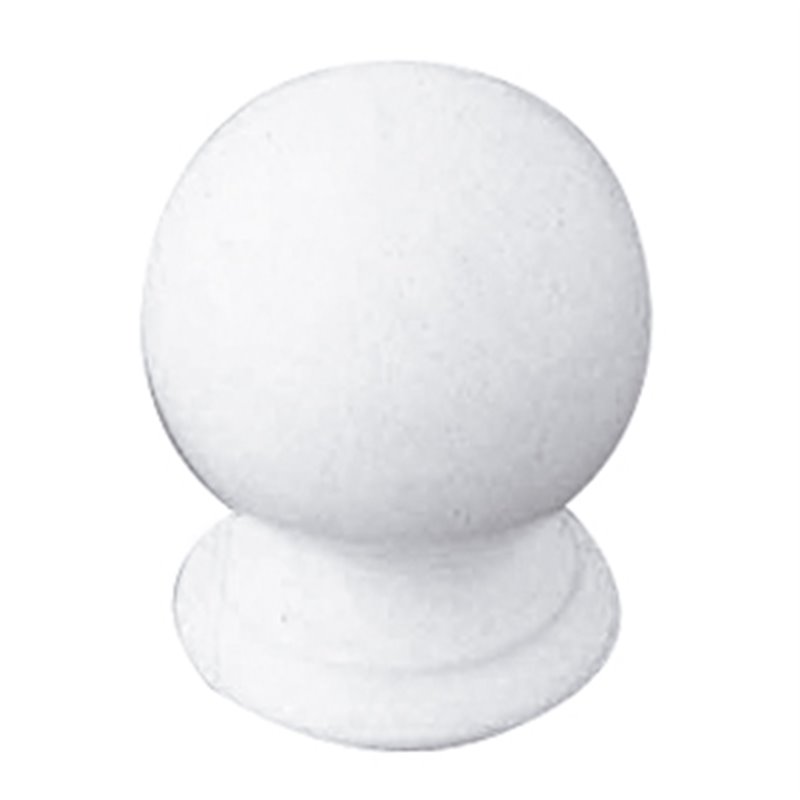 Pomo bola AMIG Mod. 60 Zamak Blanco Ø35 mm
