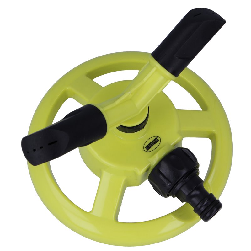 Aspersor rotativo AMIG Mod. R14 ABS Verde pistacho-Negro Ø150 x 110 mm