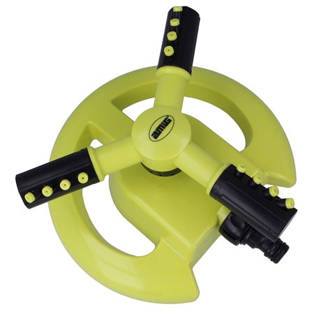 Aspersor rotativo AMIG Mod. R15 ABS Verde pistacho-Negro Ø200 x 100 mm
