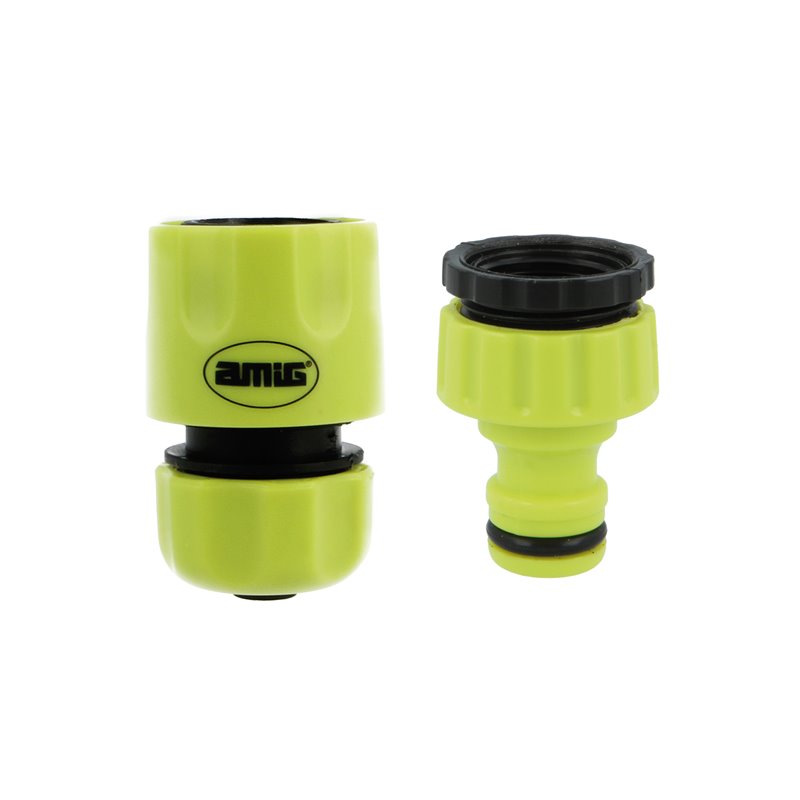 Kit conectores AMIG Mod. R27 ABS Verde pistacho 1/2''