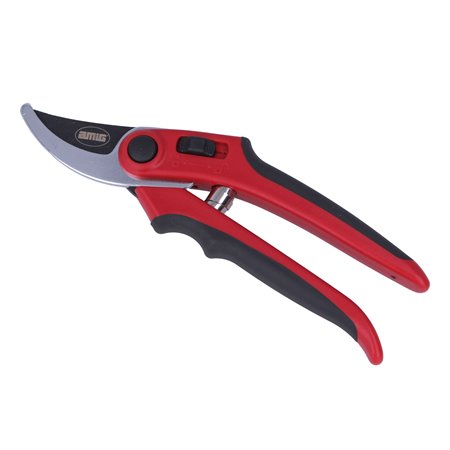 Tijera de podar AMIG Mod. P10 Acero Rojo-Negro 8''