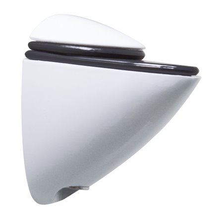 Soporte baldas AMIG Mod. 41 Zamak Blanco 40 x 25 x 45 mm Carga máxima 4 kg Apertura 10 mm