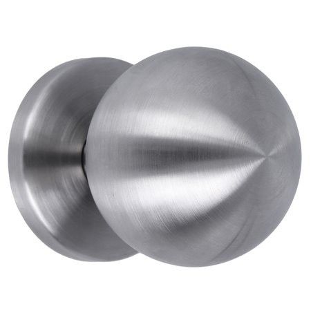Pomo puerta de entrada AMIG Mod. 56 Acero inoxidable 18/8 Mate Ø70 mm