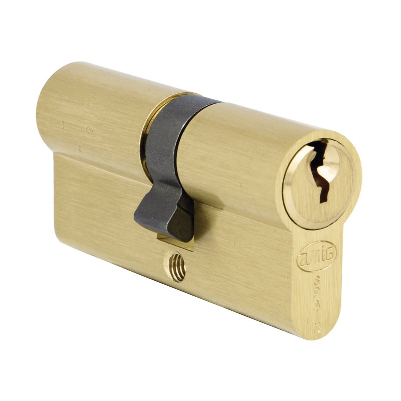 Cilindro AMIG Mod. 9460 Latón Mate 65 (30-35)
