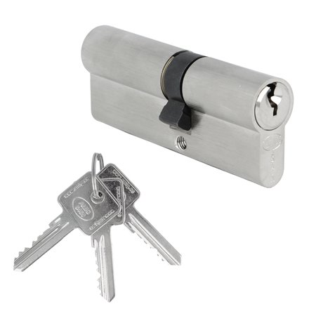 Cilindro AMIG Mod. 9460 Latón Cromado mate 80 (35-45)
