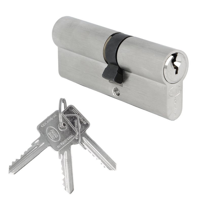 Cilindro AMIG Mod. 9460 Latón Cromado mate 80 (35-45)