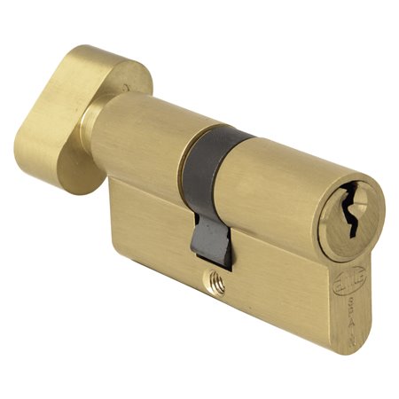 Cilindro AMIG Mod. 9460 MULETILLA Latón Mate 60 (30-30) Con muletilla
