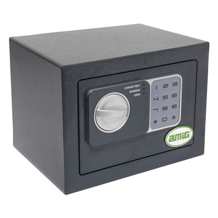 Caja fuerte AMIG Mod. TOPSECURE-M Acero Gris 230X170X170 MM Capacidad: 4,6 l Sin balda