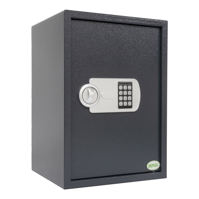 Caja fuerte AMIG Mod. TOPSECURE-S Acero Gris 500X310X350 MM Capacidad: 43 l Con balda