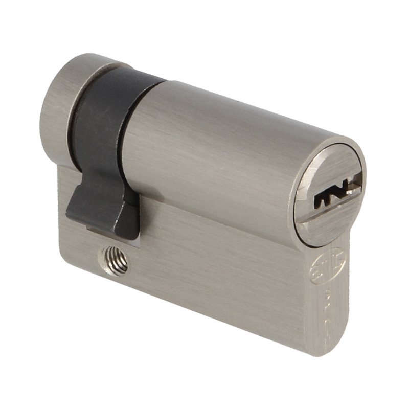 Cilindro AMIG Mod. 10000S Latón Cromado mate 45 (35-10)