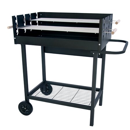 Barbacoa de carbón AMIG Mod. DRAKEN Acero Negro