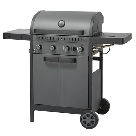 Barbacoa de gas AMIG Mod. IGNIS-4F Acero Negro