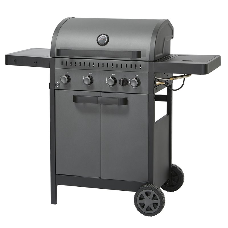 Barbacoa de gas AMIG Mod. IGNIS-4F Acero Negro