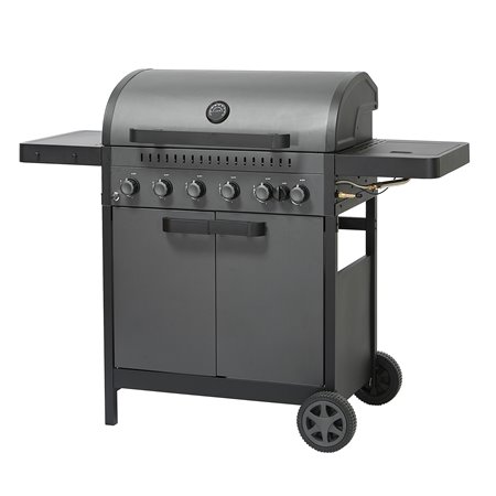 Barbacoa de gas AMIG Mod. IGNIS-6F Acero Negro