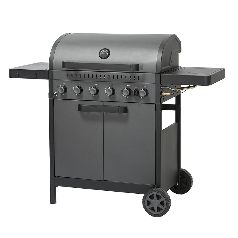 Barbacoa de gas AMIG Mod. IGNIS-6F Acero Negro