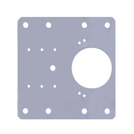 Placa de reparación AMIG Mod. BC01 Acero inoxidable Mate 90 x 90 mm