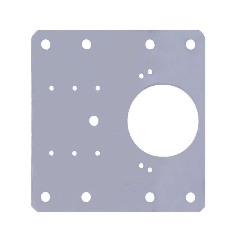 Placa de reparación AMIG Mod. BC01 Acero inoxidable Mate 90 x 90 mm