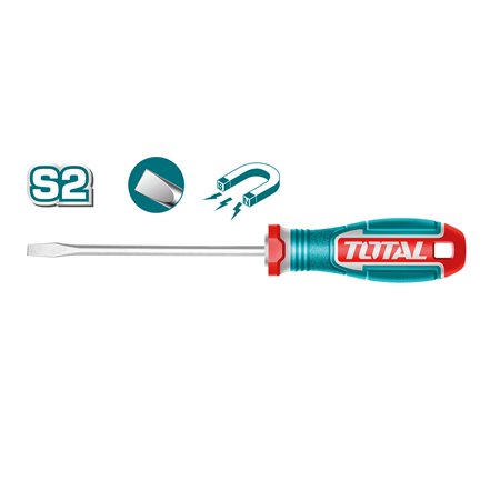 Destornillador punta plana TOTAL Mod. TSDSL SL8 X 200 MM