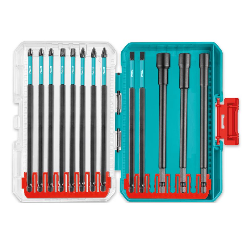 Caja de 13 puntas de impacto largas TOTAL Mod. TACSD01306