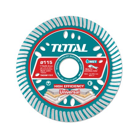 Disco diamante ultrafino TOTAL Mod. TAC06 Ø115 mm