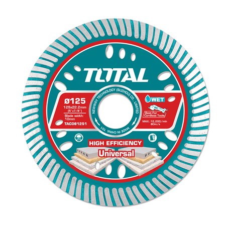 Disco diamante ultrafino TOTAL Mod. TAC06 Ø125 mm