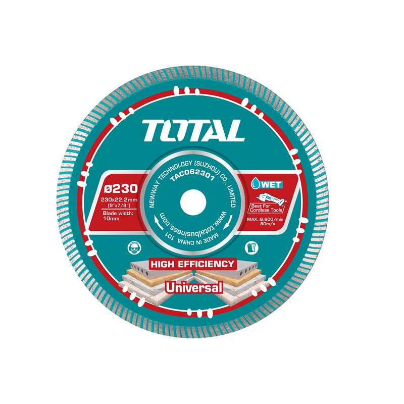 Disco diamante ultrafino TOTAL Mod. TAC06 Ø230 mm
