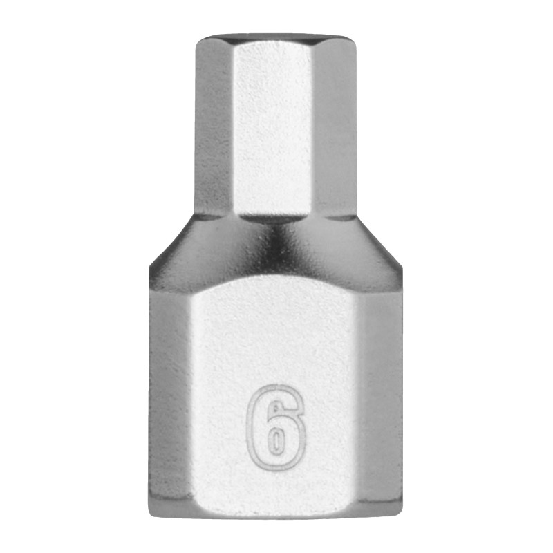 Vaso destornillador corto 1/4" 6mm hex. MILWAUKEE Ref.4932500478