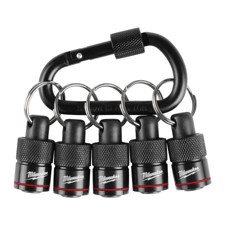 Mosquetón XL Shockwave™ con 5 slots Hex.1/4" (pedir 20 unidades para expositor) MILWAUKEE Ref.4932502117