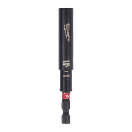 Prolongador magnético con inserción Hex. 1/4" 75mm con guía MILWAUKEE Ref.4932500395