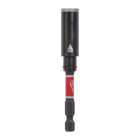 Prolongador magnético con inserción Hex. 1/4" 75mm con sujeción de tornillos MILWAUKEE Ref.4932500396
