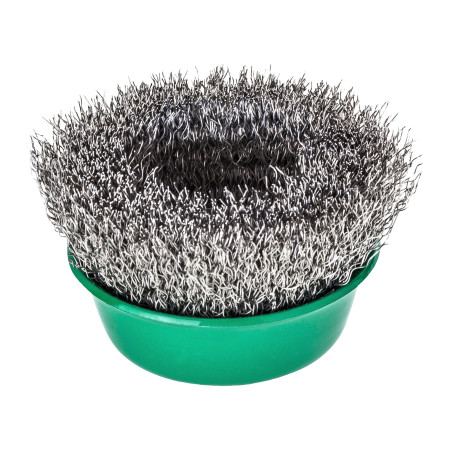 Cepillo Alambre de copa ondulado M14 65 acero 0,35mm MILWAUKEE Ref.4932501750