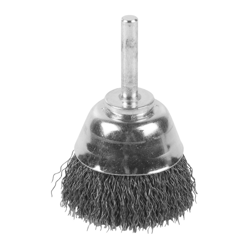 Cepillo Alambre de copa ondulado 6mm 50x20 acero 0,3mm - 3uds MILWAUKEE Ref.4932501717