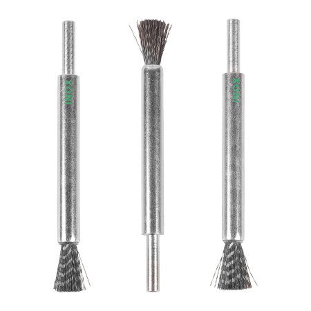 Cepillo Alambre de acabados ondulado 6mm 12x20x120 acero INOX. 0,3mm - 3uds MILWAUKEE Ref.4932501727