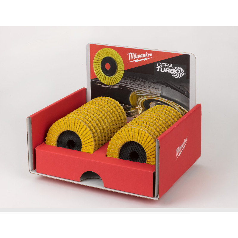 Disco CERA TURBO G40/60 5º 125mm (Pedir en múltiplos de 24uds) MILWAUKEE Ref.4932502177