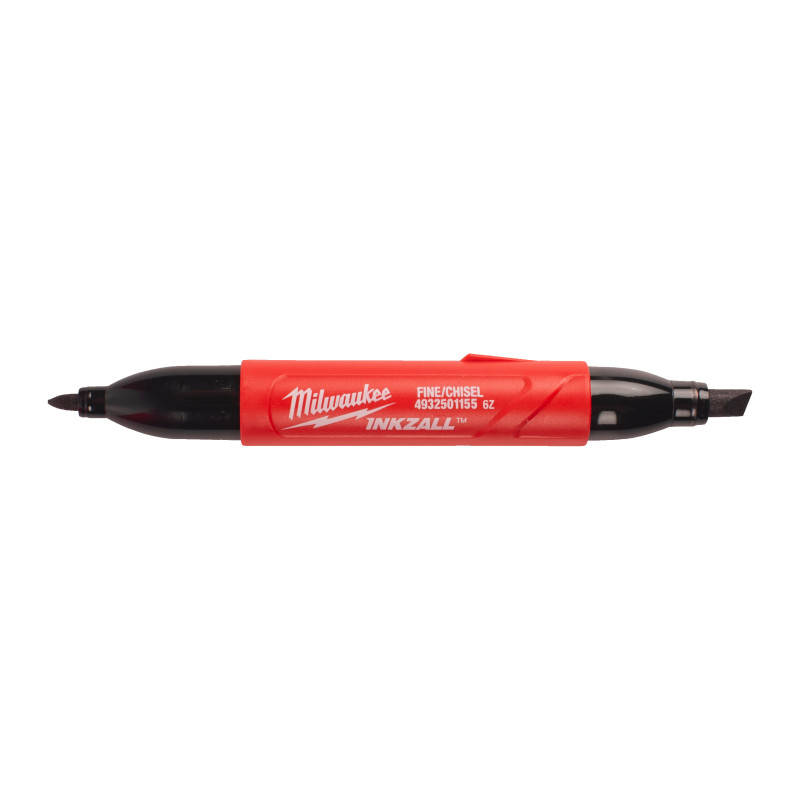Marcador de doble punta cincelada y fina INKZALL™ MILWAUKEE Ref.4932501155