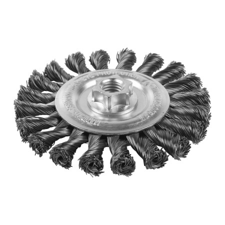 Cepillo Alambre circular trenzado M14 115x14 acero 0,5mm MILWAUKEE Ref.4932501738