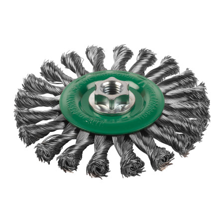 Cepillo Alambre circular trenzado M14 125x14 acero INOX. 0,5mm MILWAUKEE Ref.4932501741