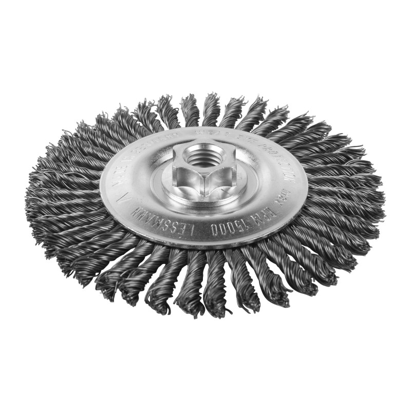 Cepillo Alambre circular trenzado M14 125x6 acero 0,5mm MILWAUKEE Ref.4932501742