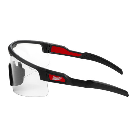 Gafas de seguridad transparentes de gran formato con revestimiento antiarañazos MILWAUKEE Ref.4932500721