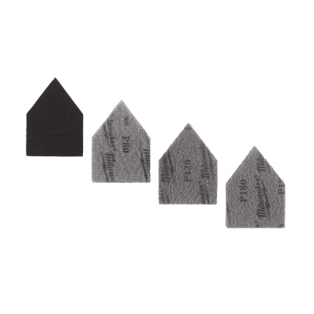 Juego lijas MALLA y base de lijado 67x92mm variadas para M12 FDDS - 13uds MILWAUKEE Ref.4932501322