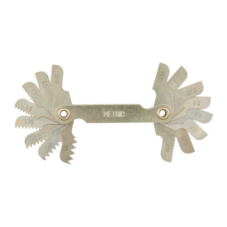Medidor de paso de rosca métrica 0,35-3mm MILWAUKEE Ref.4932500630