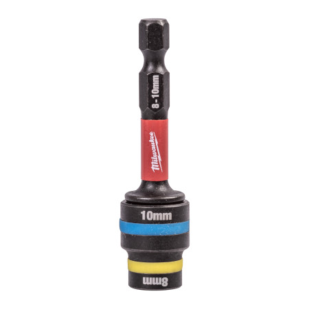 Vaso con eje Hex.1/4" DUAL 8-10mm Shockwave MILWAUKEE Ref.4932493344