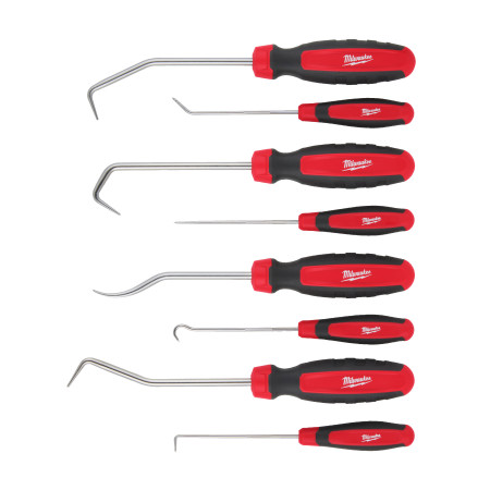 Juego de 8 extractores de retenes HD y compactos MILWAUKEE Ref.4932480569