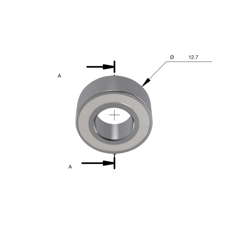 Rodamiento B1 12,7x6,35x4,8mm MILWAUKEE Ref.4932501055