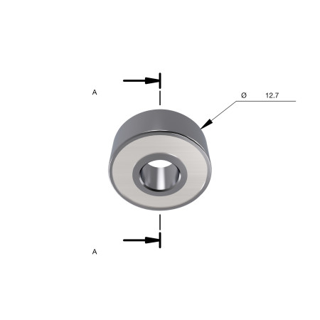 Rodamiento B10 12,7x6,35x5mm MILWAUKEE Ref.4932501064