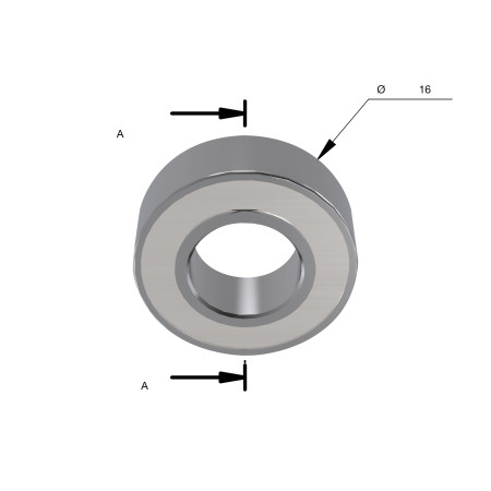 Rodamiento B3 16x8x5mm MILWAUKEE Ref.4932501057