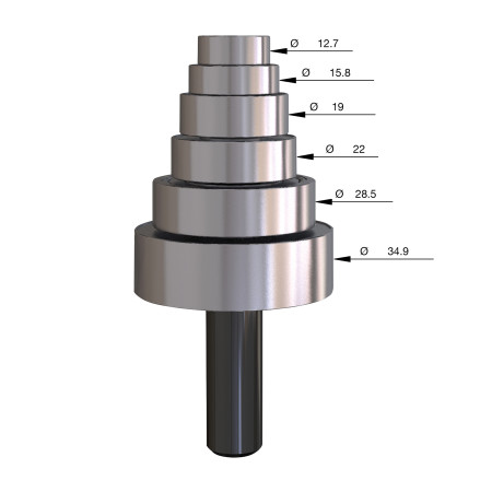 Conjunto de rodamientos de repuesto - sistema vario MILWAUKEE Ref.4932501000
