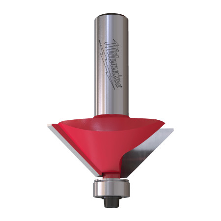 Fresa Madera 1/2" para biselar a 45º (con rodamiento) 45/18/66,5mm MILWAUKEE Ref.4932501004