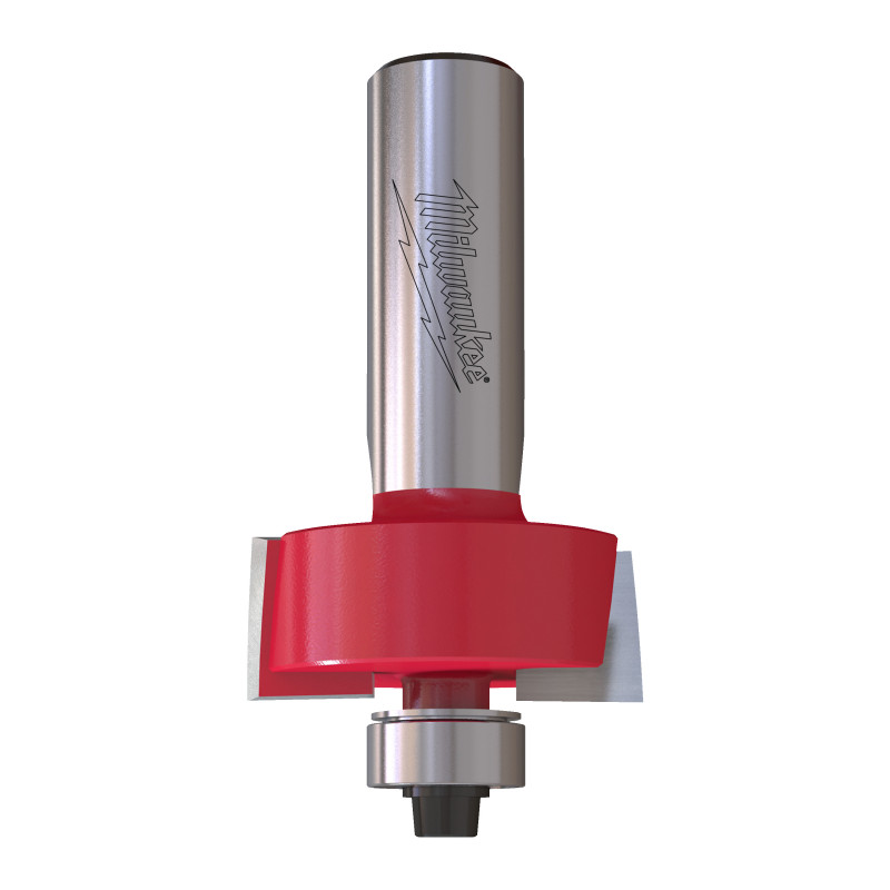 Fresa Madera 1/2" para rebajar (con rodamiento) 31,7/12,7/61,2mm MILWAUKEE Ref.4932501208